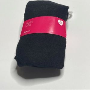 Gap Solid Black Tights Girls Size XL-XXL 10-14 Yrs Footed 1 Pair